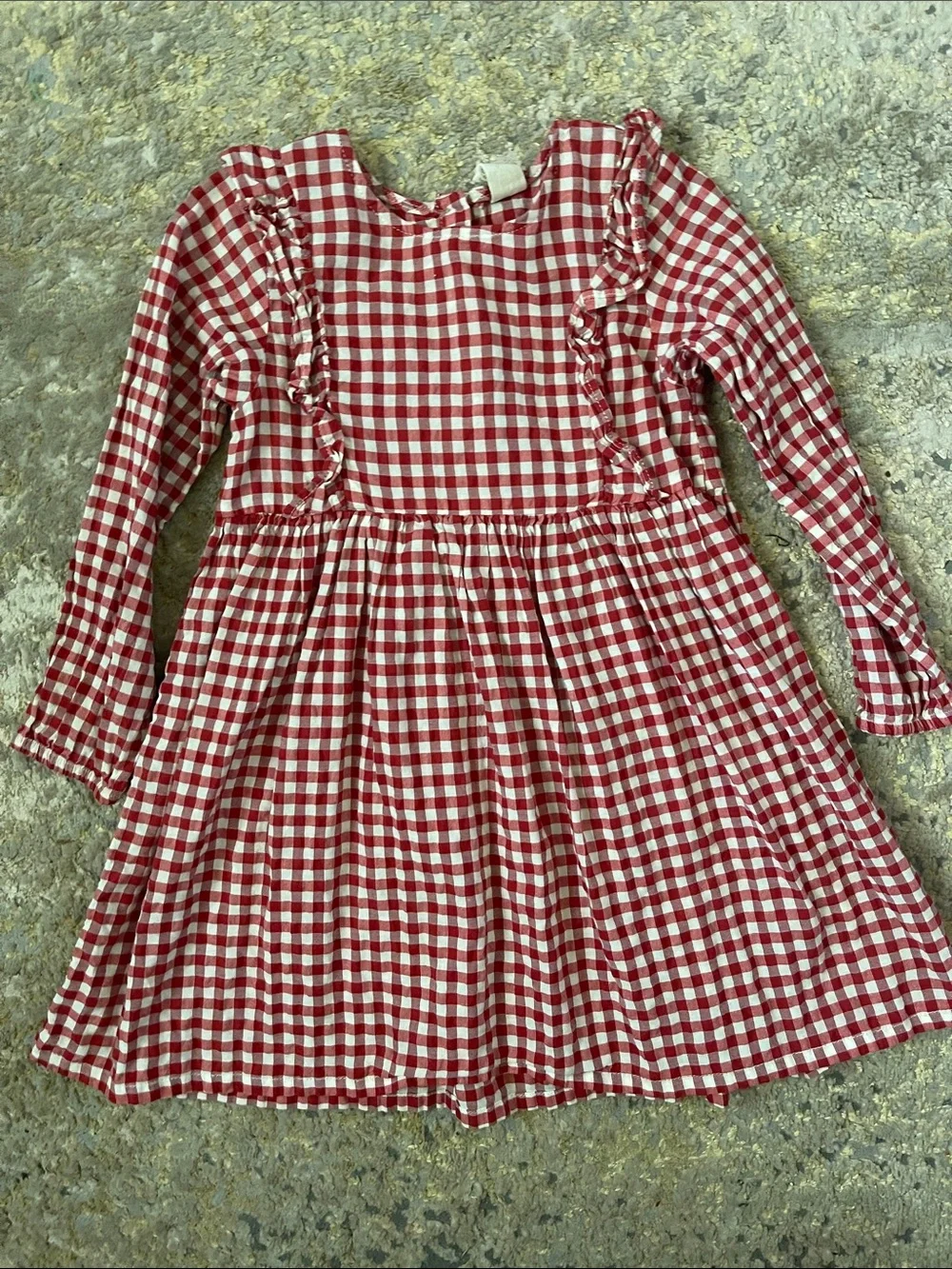 4T red gingham dress